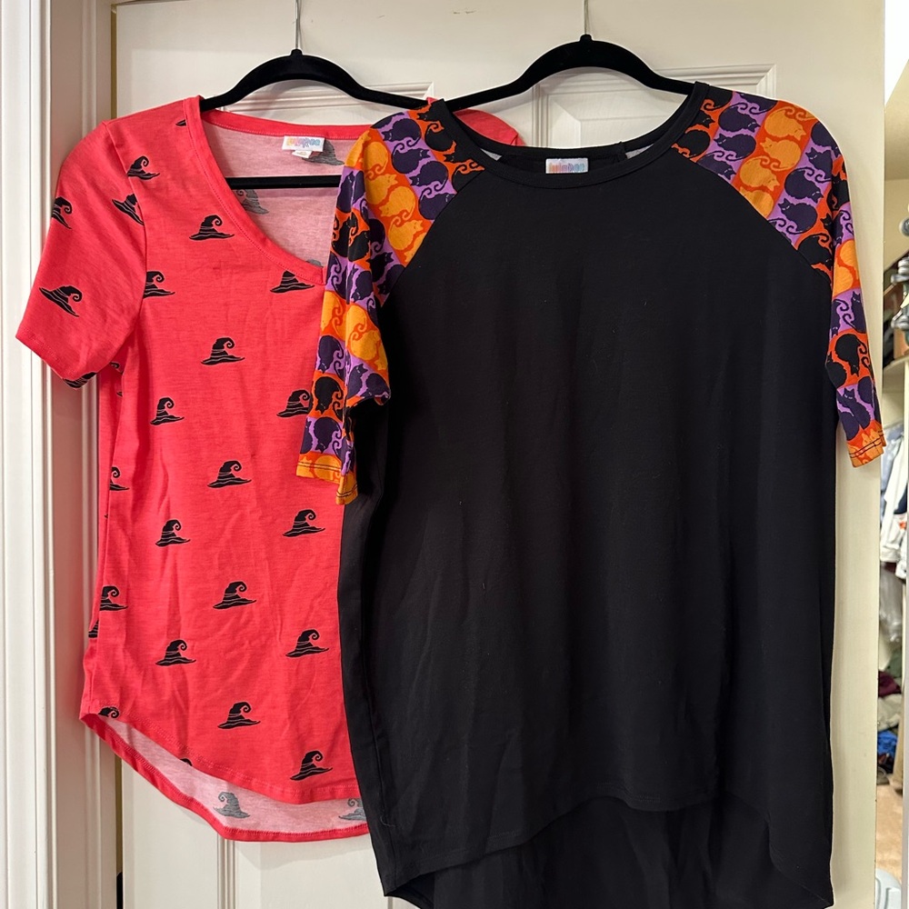 LuLaRoe Classic Tee and Irma Halloween tops